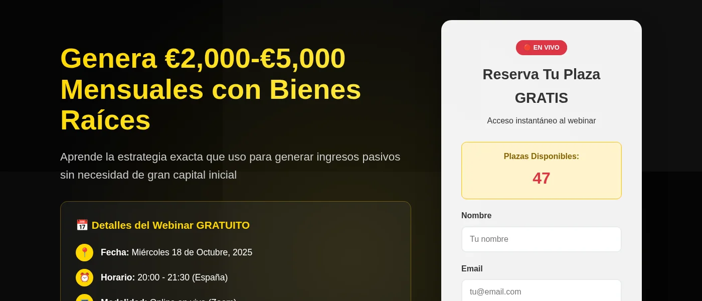 Webinar de Inversiones Preview